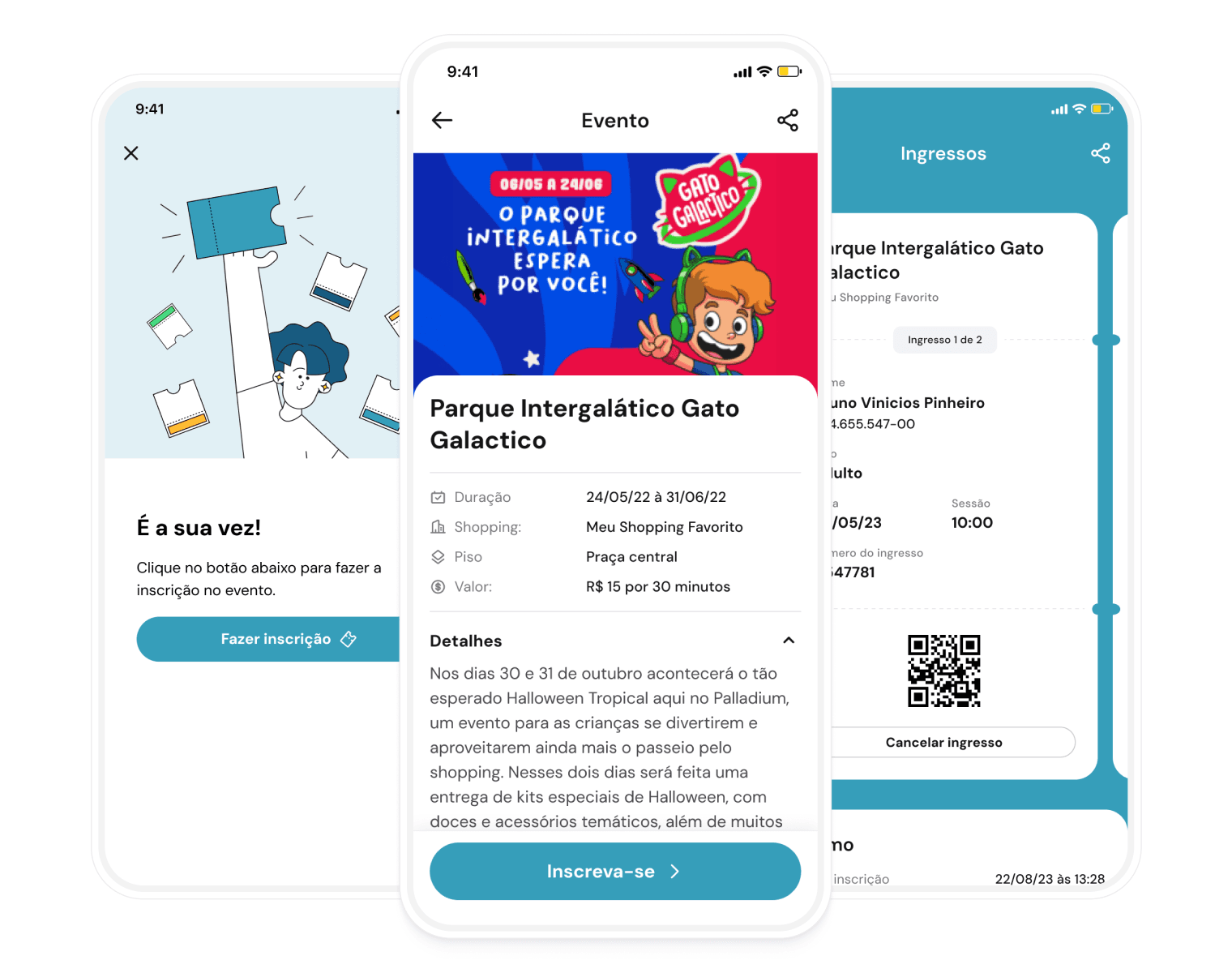 Eventos do convite ao check-in, sem atrito.